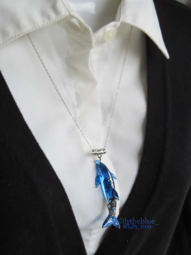 【バンドウイルカのネックレス】