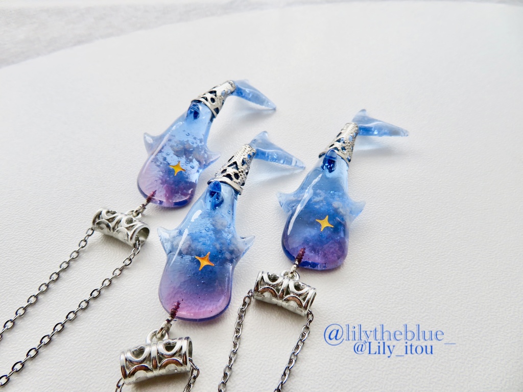秋限定カラー【一番星見つけた海洋生物のネックレス】