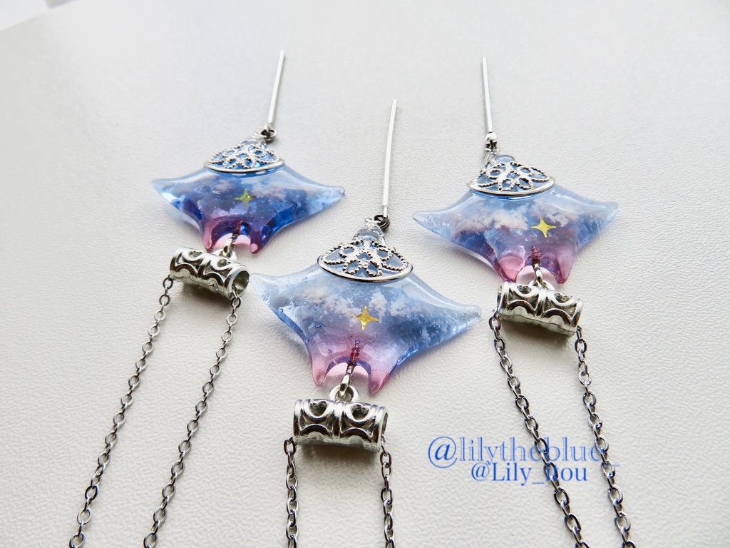 秋限定カラー【一番星見つけた海洋生物のネックレス】