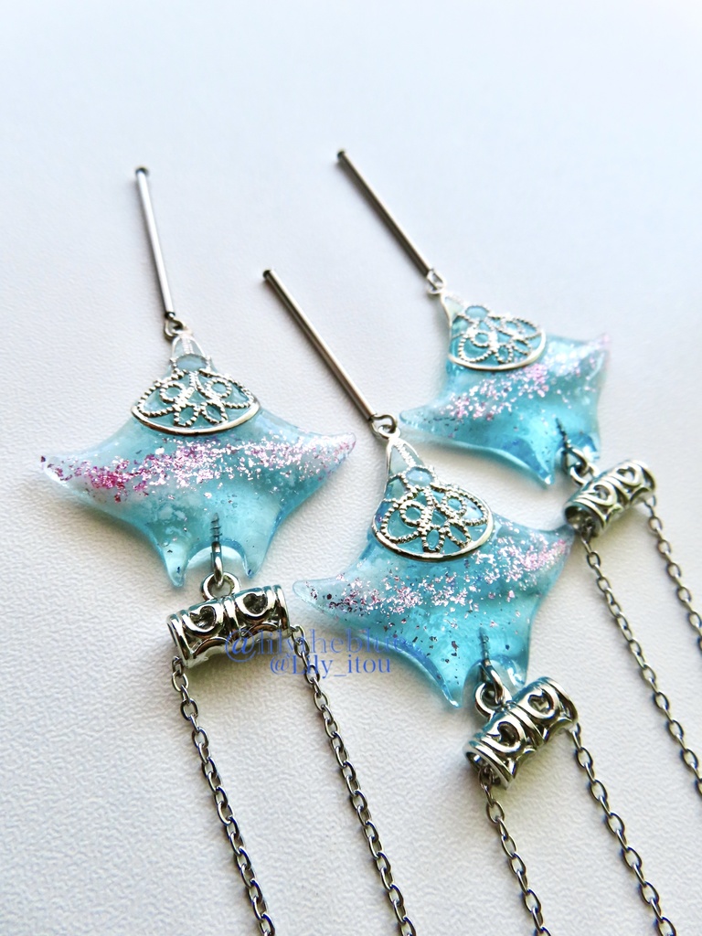 通販&季節限定カラー「花見日和」海洋生物のネックレス