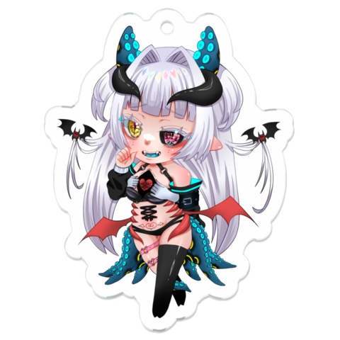 【即発送残り4個】血堕ユキト 初期髪型ちびキャラアクリルキーホルダー