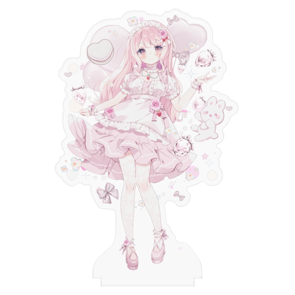 淡雪ろぜ 背景有ver.アクリルスタンド