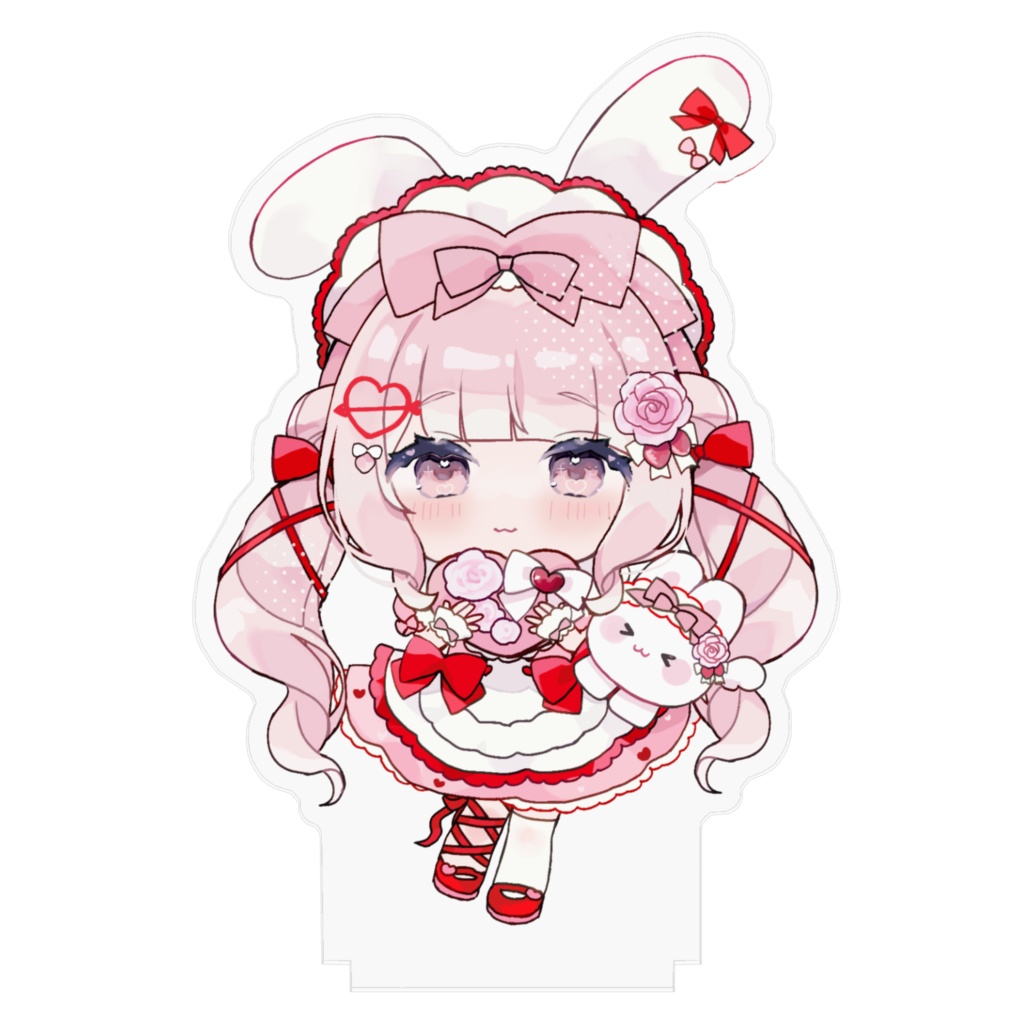 淡雪ろぜ1周年記念ミニキャラアクリルスタンド