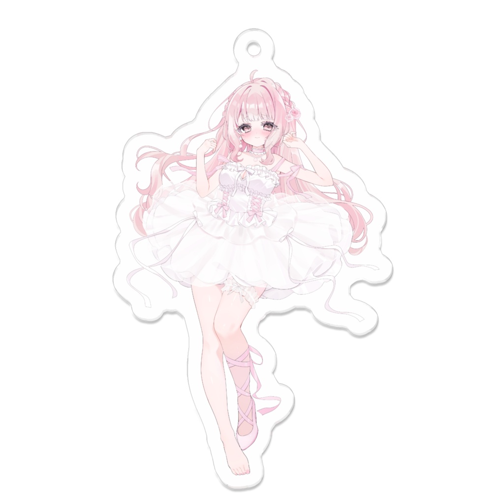 淡雪ろぜ Birthday 2025 アクリルキーホルダー(照れ顔)