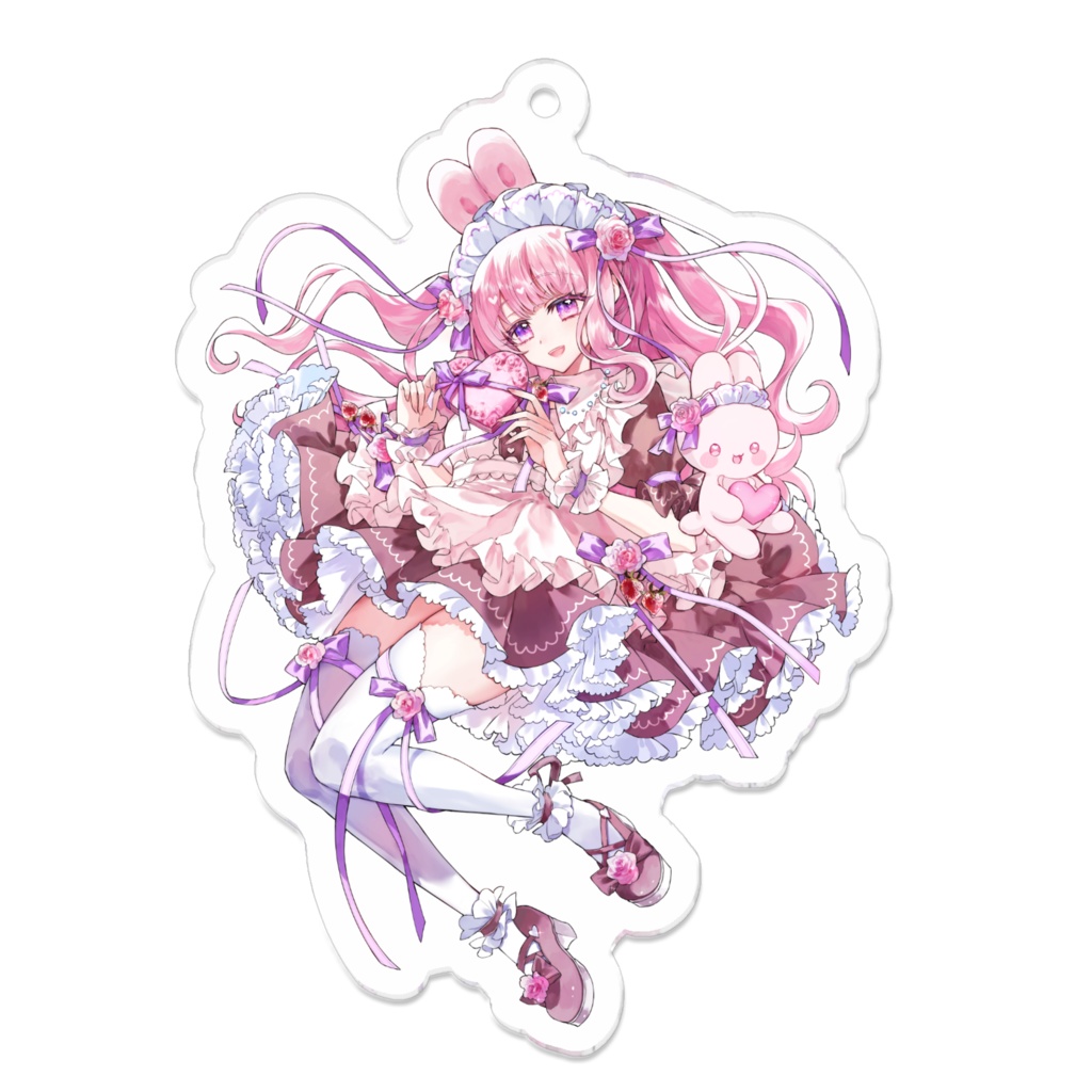 淡雪ろぜ2周年記念 アクリルキーホルダー