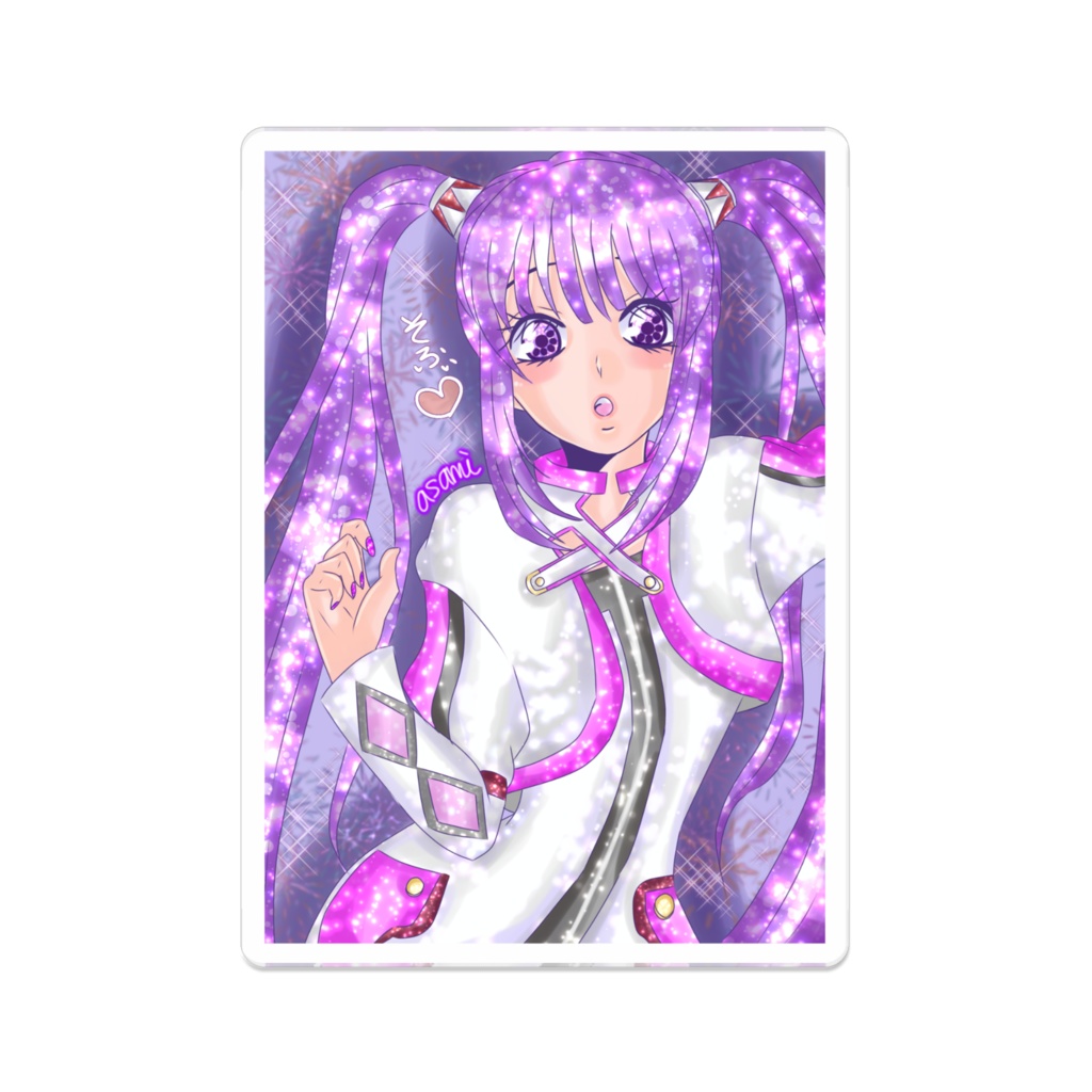そふぃアクリルバッチ