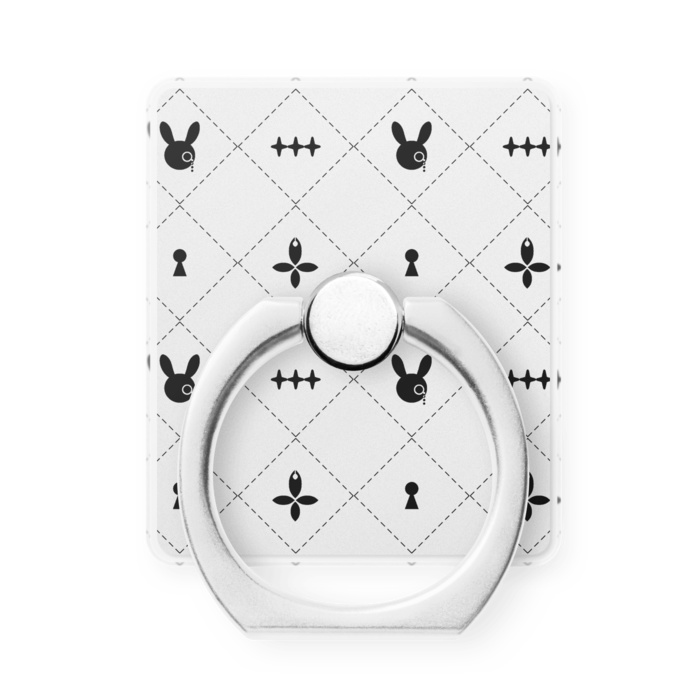 モチーフ柄スマホリング