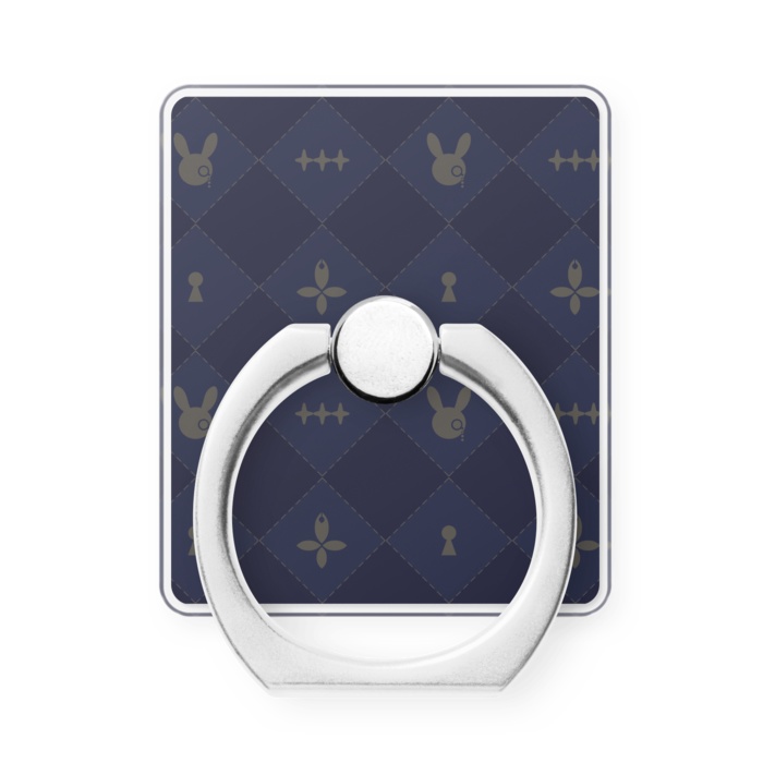 モチーフ柄スマホリング