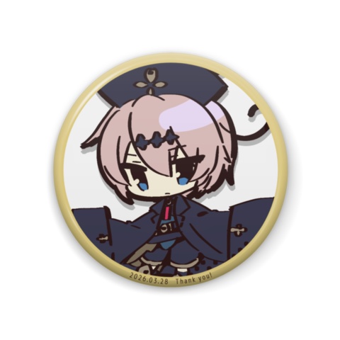 【3/28ライブグッズ】記念メダル風缶バッジ