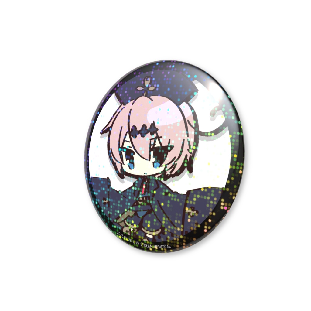 【3/28ライブグッズ】グリッター缶バッジ【オンライン限定】