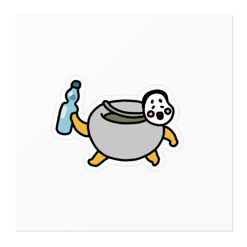 祭茶ティモ(ラムネおめん)ステッカー