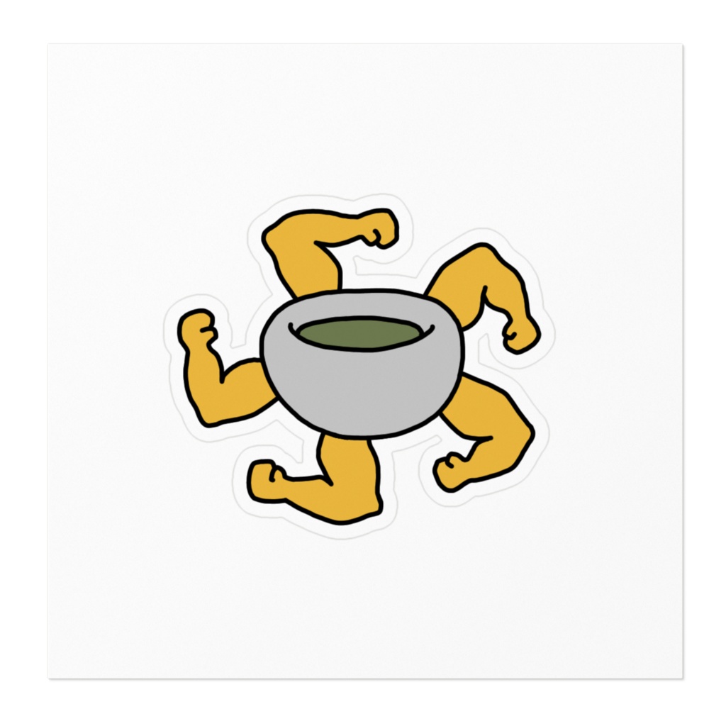 the all my teaステッカー