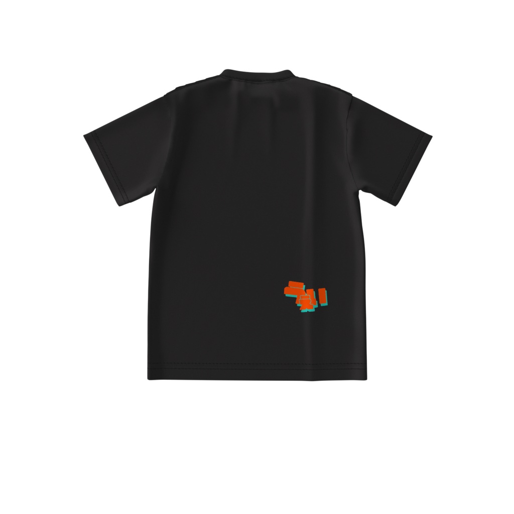 ukima_l ロゴ入りTシャツ(黒)
