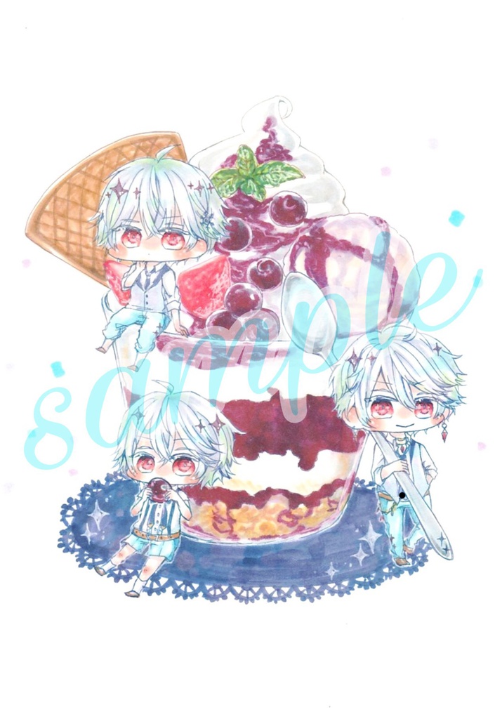 夢100 アクリルキーホルダー、ポストカード