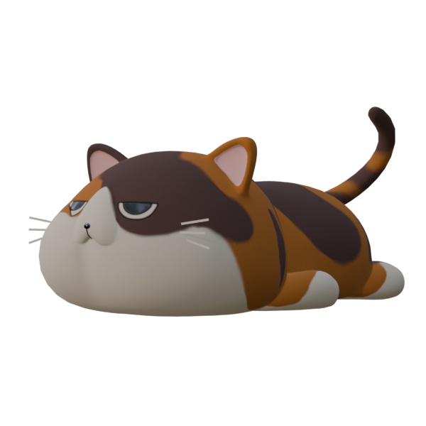 ふてねこ2【3Dモデル】 - 小さな家具屋 - 10/10