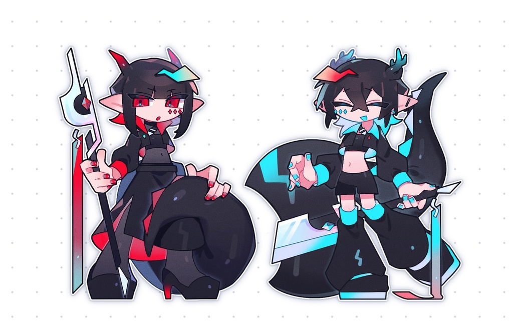 【アクリルスタンド】OC ロン兄妹