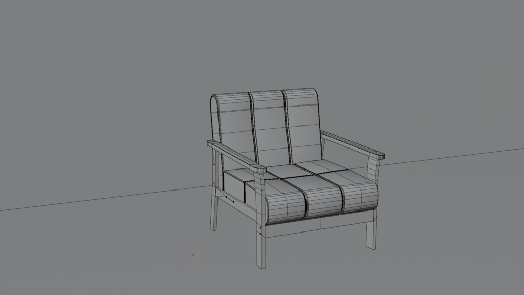 【ソファーセット】sofa set/3DCGモデル/blender【リメイク】