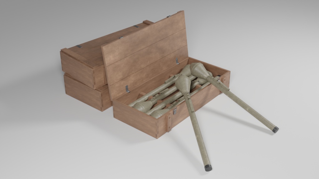 パンツアーファウスト/Panzerfaust/3DCGモデル/blender