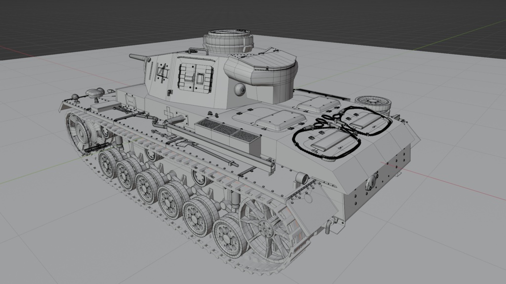 三号戦車_Panzer III / 3Dモデル