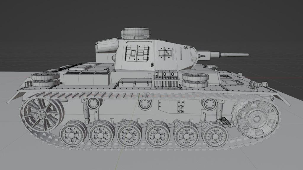 三号戦車_Panzer III / 3Dモデル
