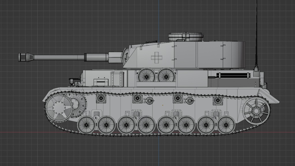 4号戦車_Panzer Ⅳ / 3Dモデル