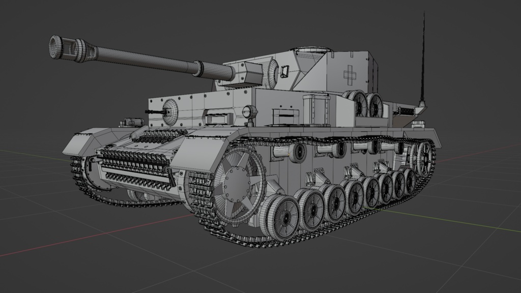 4号戦車_Panzer Ⅳ / 3Dモデル