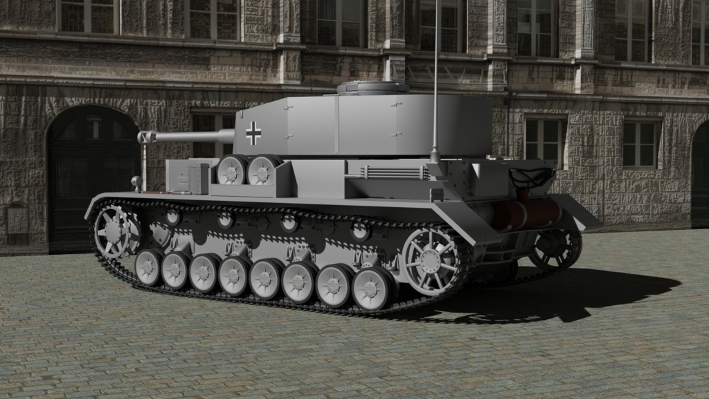 4号戦車_Panzer Ⅳ / 3Dモデル