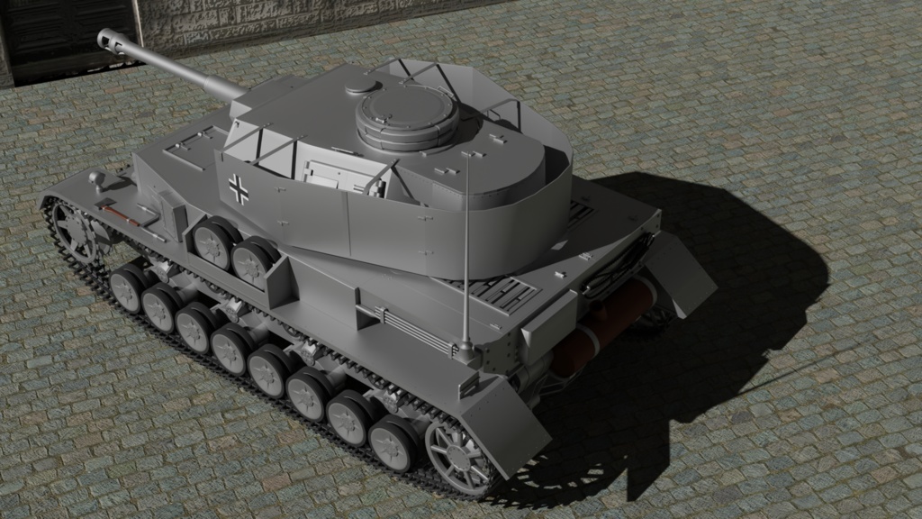 4号戦車_Panzer Ⅳ / 3Dモデル