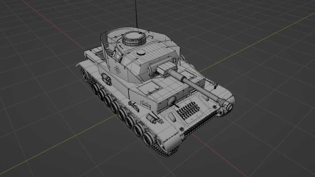 4号戦車_Panzer Ⅳ / 3Dモデル