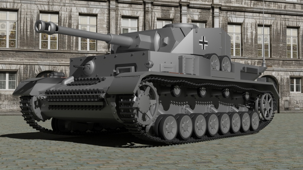 4号戦車_Panzer Ⅳ / 3Dモデル