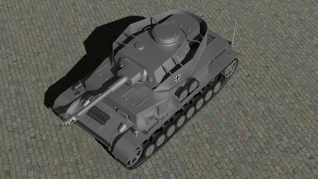 4号戦車_Panzer Ⅳ / 3Dモデル