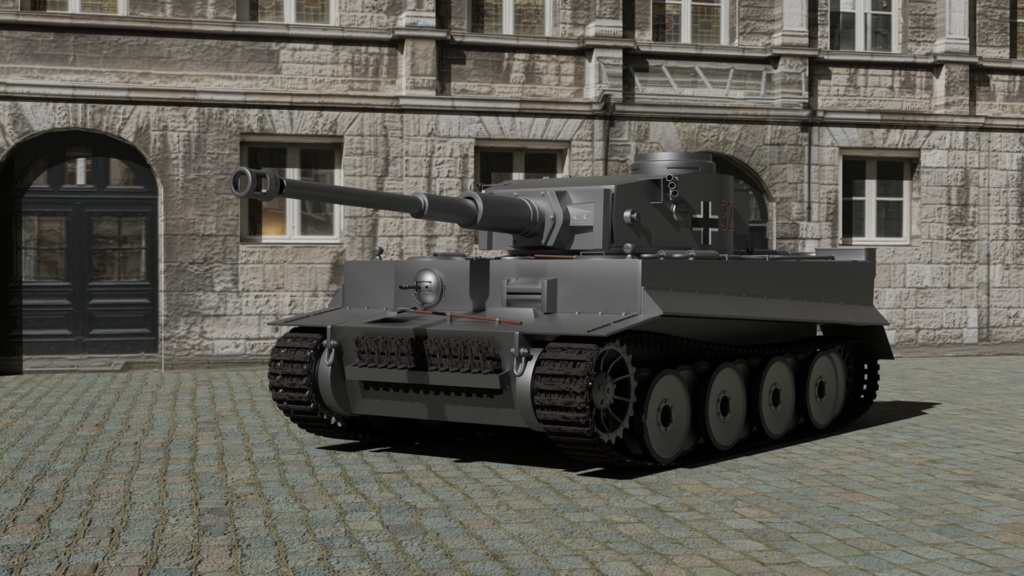 ティガーⅠ重戦車_TigerⅠ / 3Dモデル