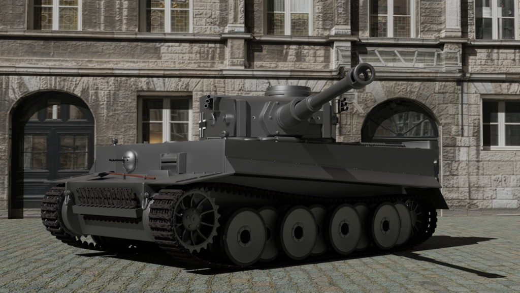 ティガーⅠ重戦車_TigerⅠ / 3Dモデル