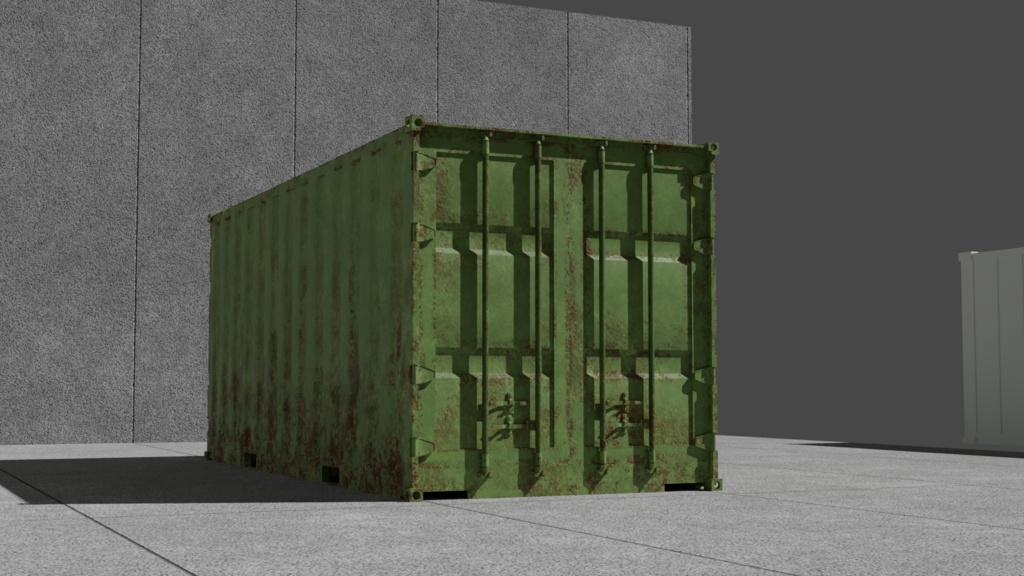 container/コンテナ/3DCGモデル/blender