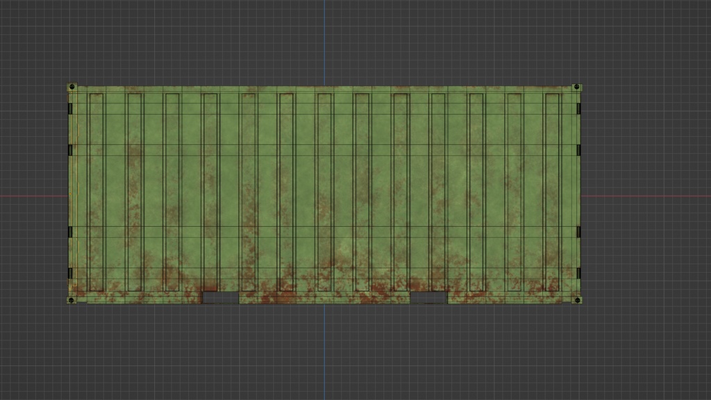 container/コンテナ/3DCGモデル/blender