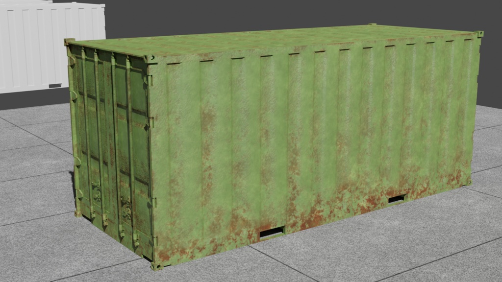 container/コンテナ/3DCGモデル/blender