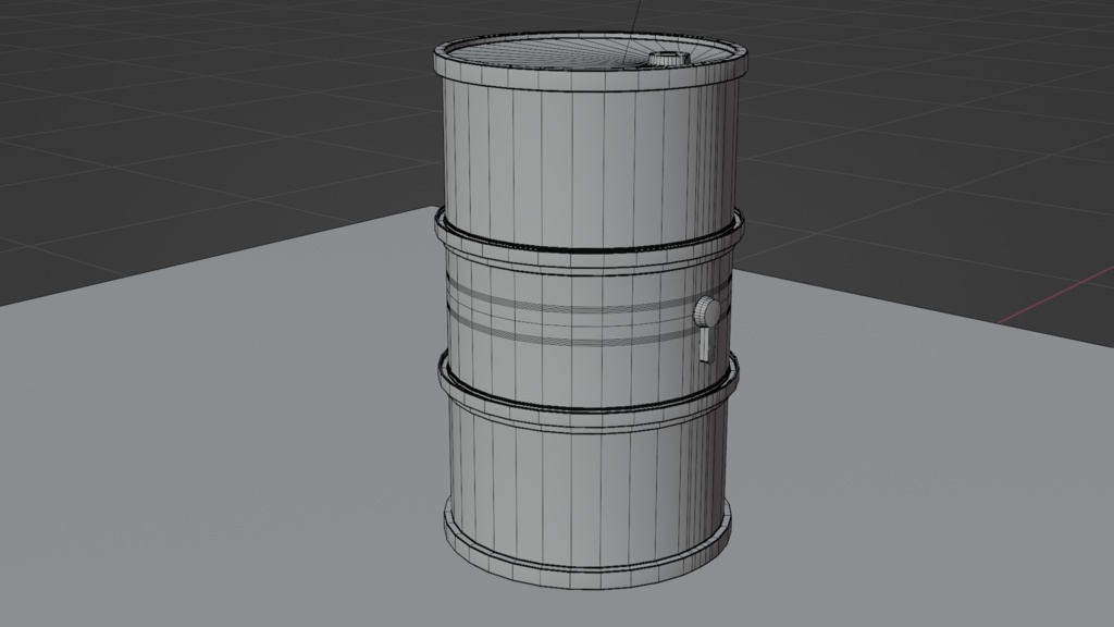 Drumcan・Jerrycan/WWⅡ/ドラム缶・ジェリカンセット/3DCGモデル/blender