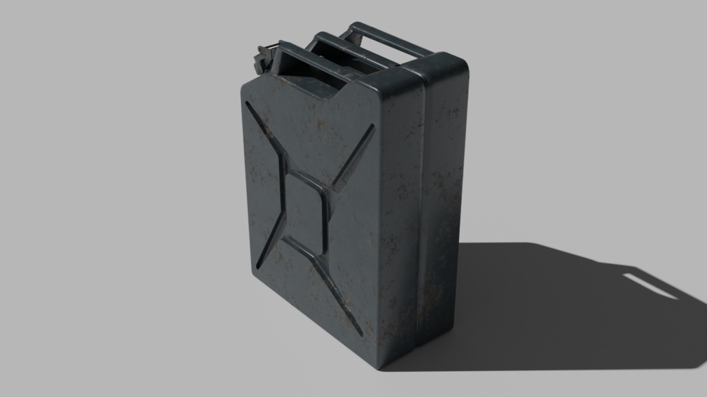 Drumcan・Jerrycan/WWⅡ/ドラム缶・ジェリカンセット/3DCGモデル/blender