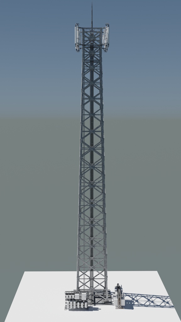 base station/基地局/3DCGモデル/blender