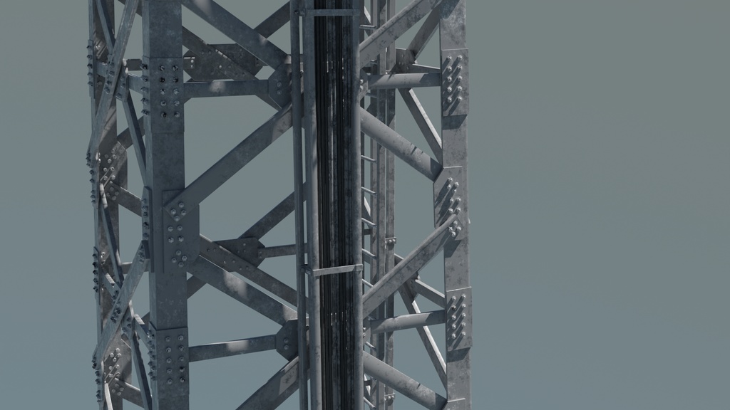 base station/基地局/3DCGモデル/blender