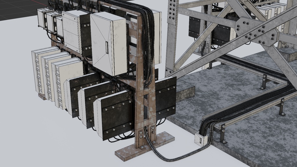 base station/基地局/3DCGモデル/blender