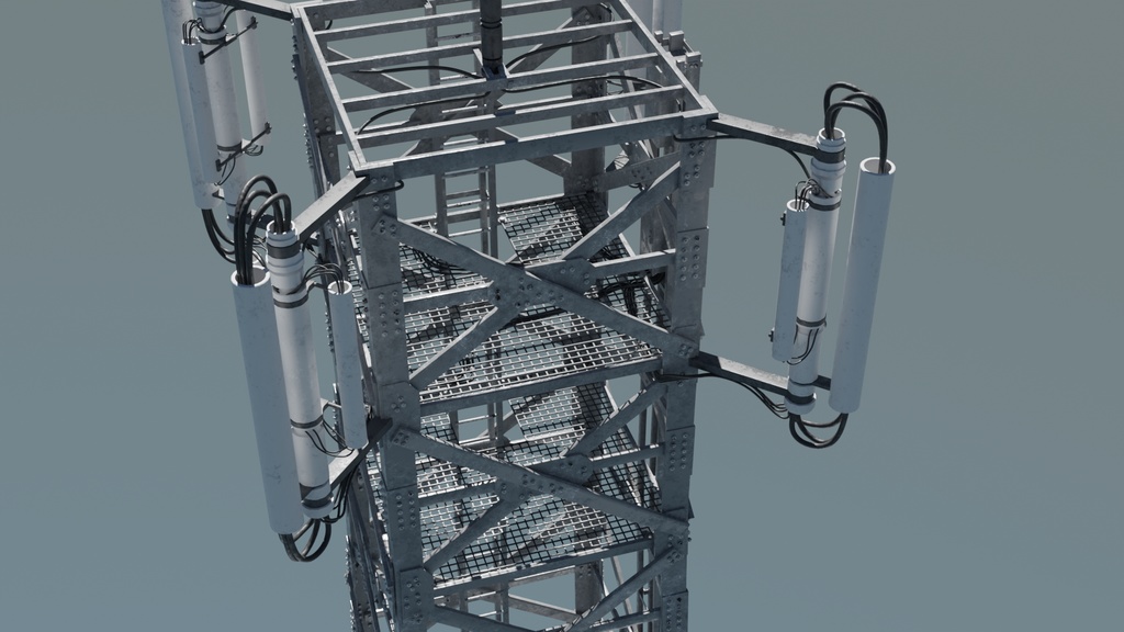 base station/基地局/3DCGモデル/blender