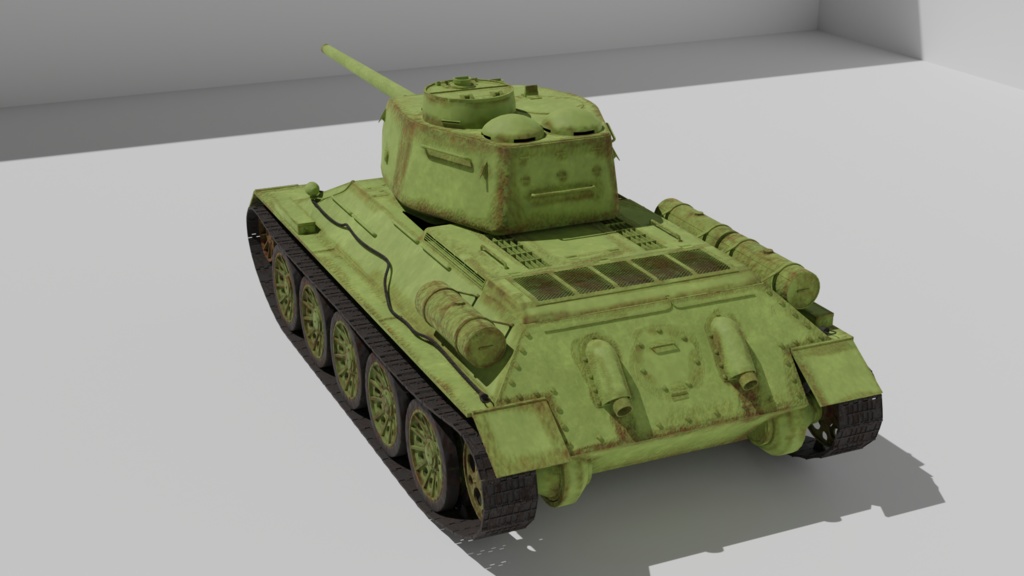 T34-85/ソ連・中戦車\3Dモデル
