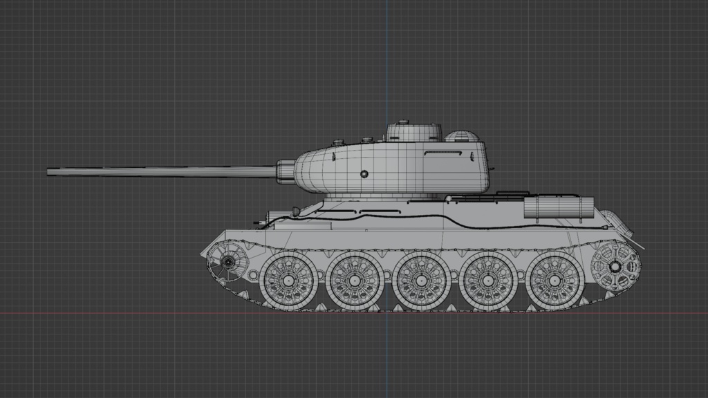 T34-85/ソ連・中戦車\3Dモデル