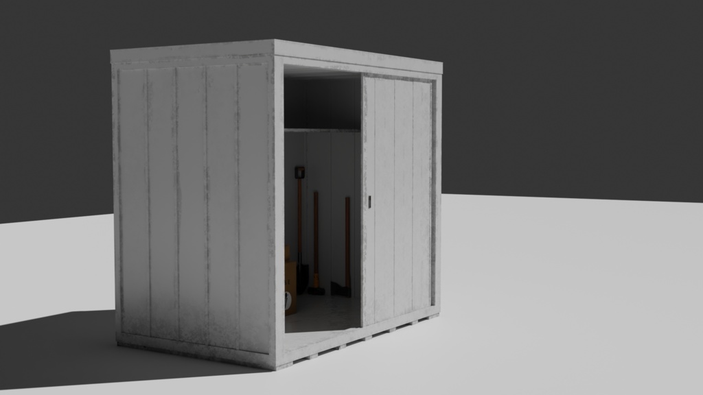 物置・ツール、段ボール類/storage room_tool_items/3DCGモデル/blender