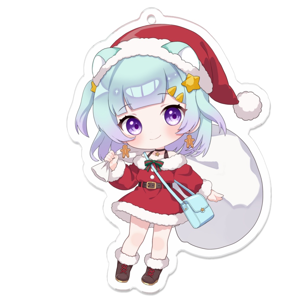 くうサンタアクリルキーホルダー