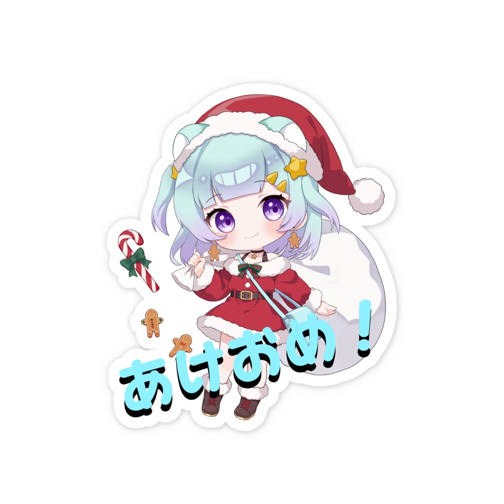 チビくうサンタ ステッカー