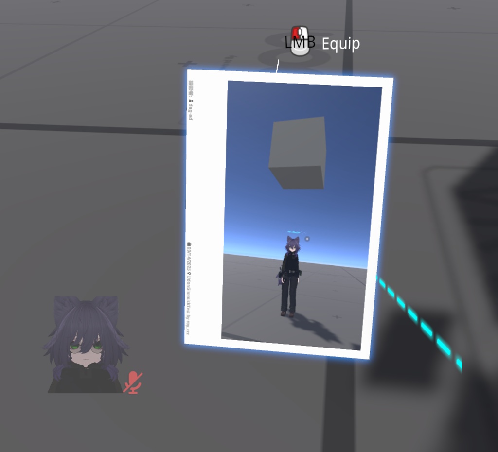 【FREE】頭の上にオブジェクトを表示するシステム
