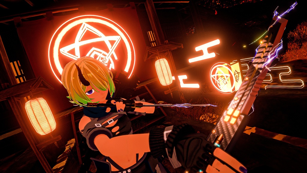 【オリジナル3Dモデル】Shinobi-シノビ-【仕込み刀】