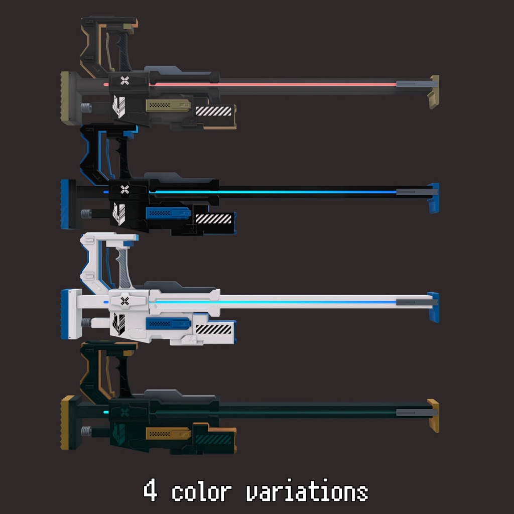 【オリジナル3Dモデル】Rascal-Knocker-ラスカルノッカー-【対暴徒用電磁旋棍】